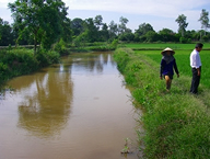 water environment in rural area (Cambodia)